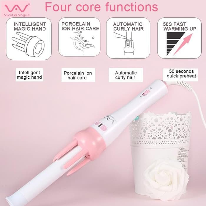 CATOKAN RAMBUT KERITING OTOMATIS VIVID &amp; VOGUE