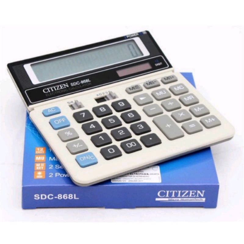 

KALKULATOR CITIZEN SDC 868 L