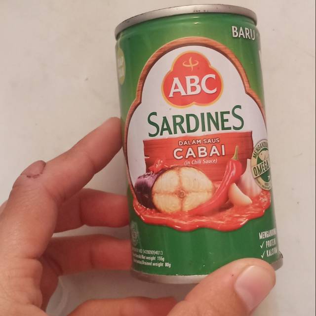 

•ABC SARDINES KALENG 155 gr•