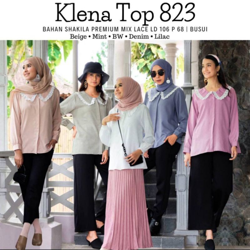 KLENA TOP / KEMEJA WANITA