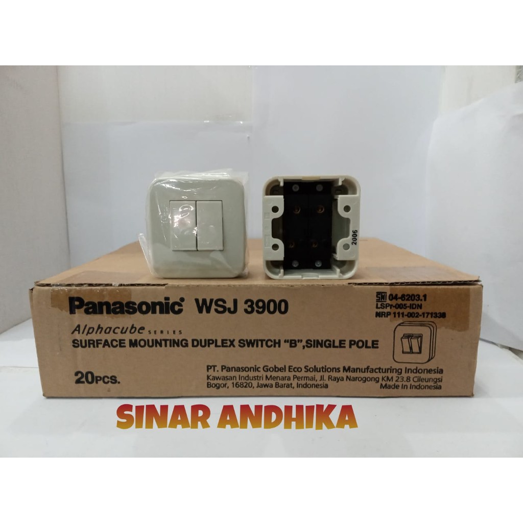 SAKLAR SERI OUTBOW PANASONIC WSJ 3900