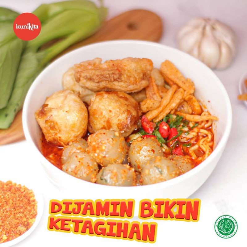 

baso aci ciomy bantal rasa ayam jando keju mix halal enak spicy instan praktis