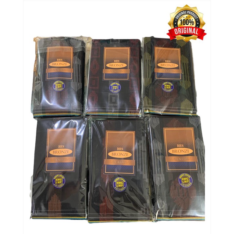 Sarung BHS Classic Bronze tenun KWG LMP dan KWG DBY Original