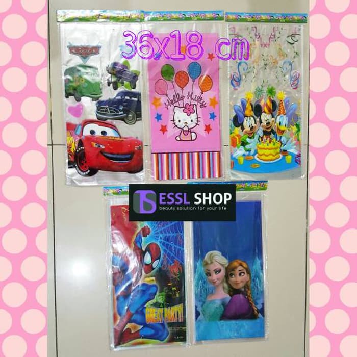 

BEST DEAL PLASTIK BIRTHDAY KARAKTER / PAPER BAG BY ESSLSHOP !