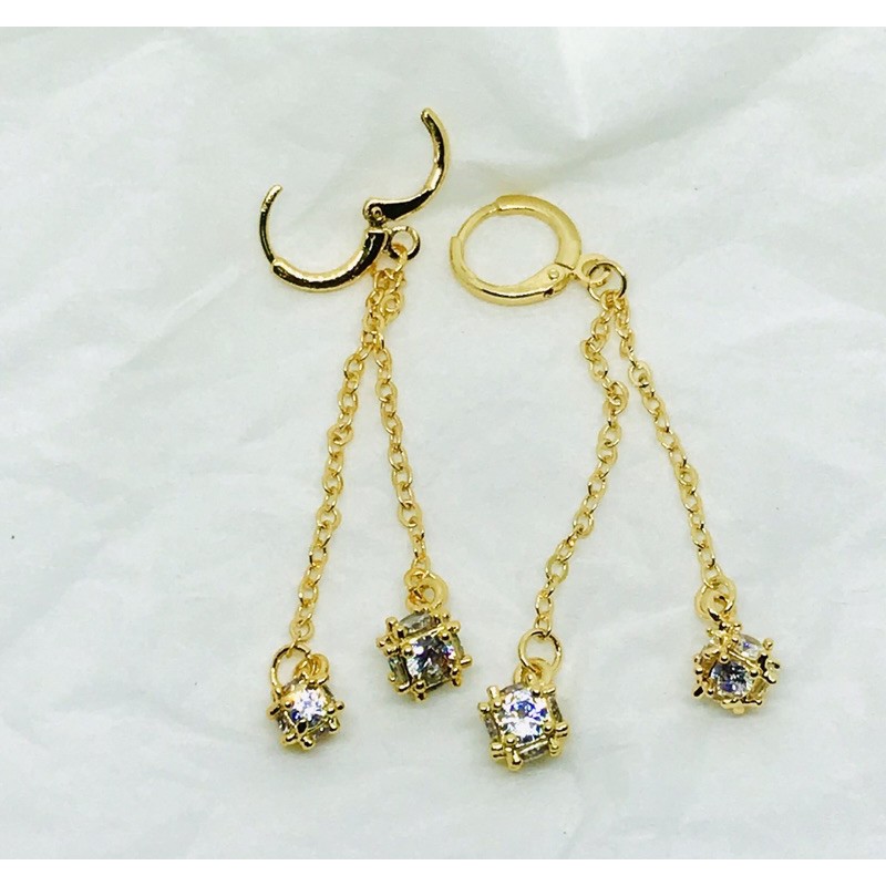 anting wanita //anting//perhiasan//anting jurai//anting permata