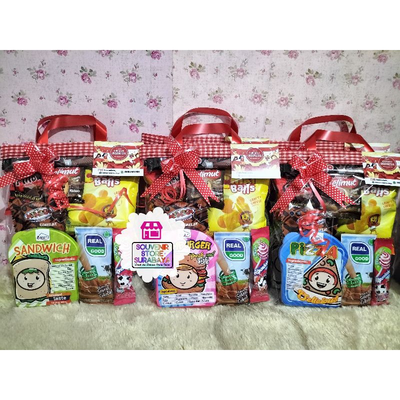 PROMO MERDEKA || Paket Lunchbox snack lebih banyak || Snack ulang tahun || Bingkisan ultah murah | Snack Surabaya