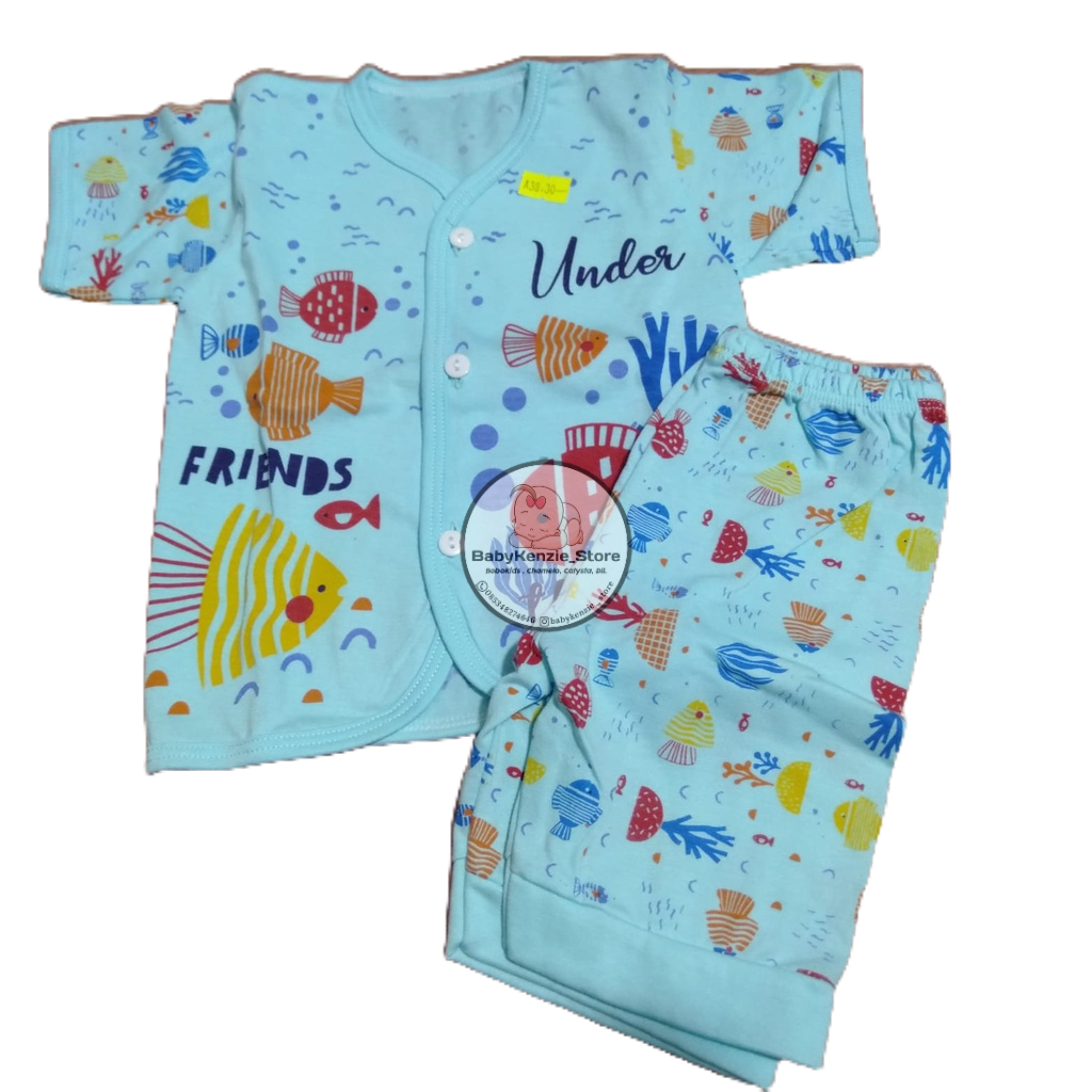 Setelan Baju Bayi Baru Lahir USAGI / Setelan Baju Bayi Newborn USAGI Lengan Panjang / Lengan Pendek 