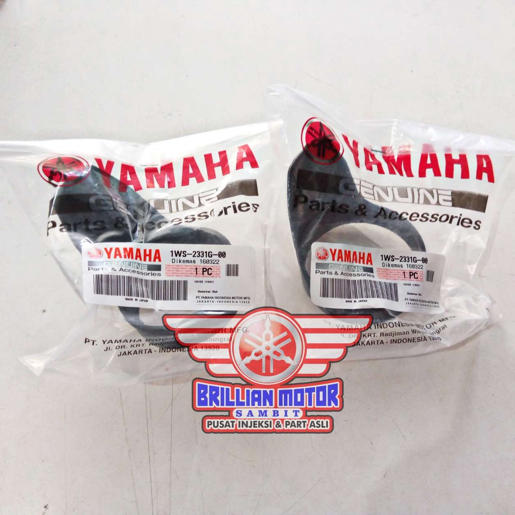 Cover Pelindung Skok Depan R25 satu set Original Yamaha 1WS-2331G-00.