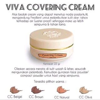 Viva covering cream alas bedak/foundation