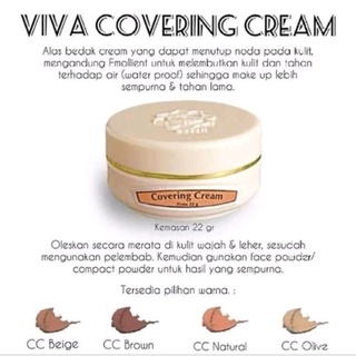 Viva covering cream alas bedak/foundation 22gram
