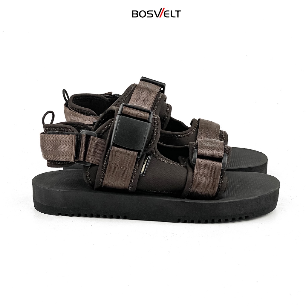 Bosvelt Original - Sandal Traveling Pria / Sendal Gunung / Flip Flop - Voka V2 Brwon