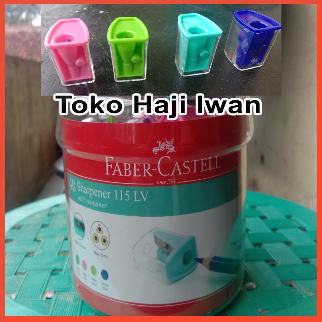 

Rautan Peraut Serutan Orotan Sharpener Pensil Putar Faber Castell