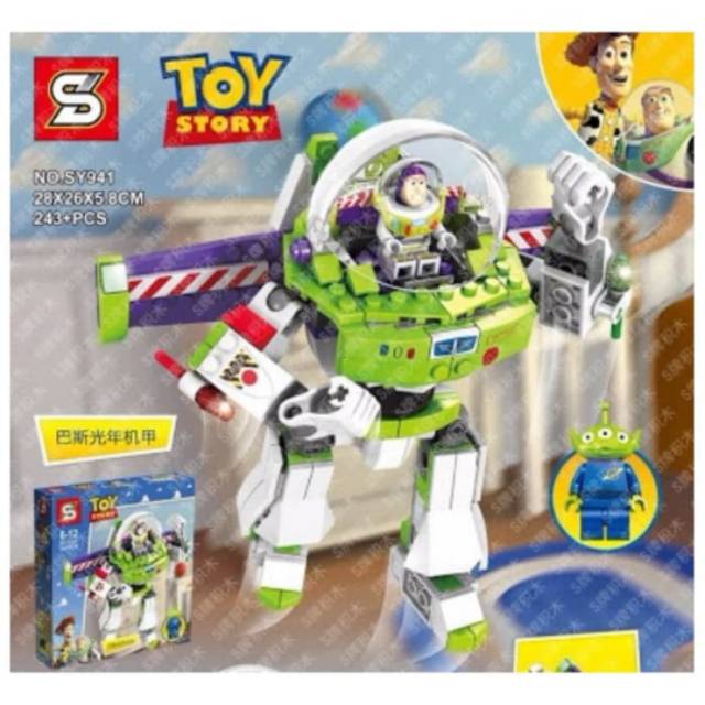 Bricks Robot Mecha Buzz Lightyear Toy Story 243 Pcs