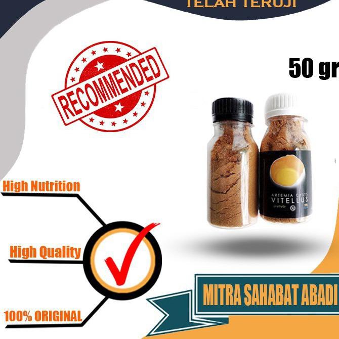 hakimm.olshop | ARTEMIA INSTAN VITELLUS REPACK 50 GRAM