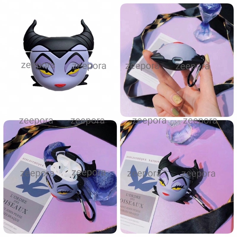 Case airpods pro starbucks harry potter bajak laut jack sparrow maleficent