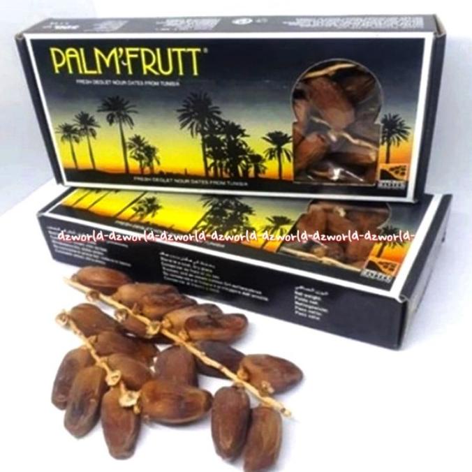

Palm'Fruit Fresh Deglet from Tunisia 500g Kurma Kotak Falm Fruit Tunis