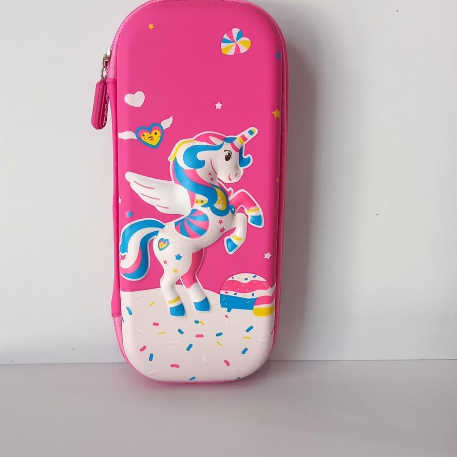 

Promo - Tempat pensil kotak pensil 3D unicorn timbul bahan EVA untuk anak import kado anak perempuan !