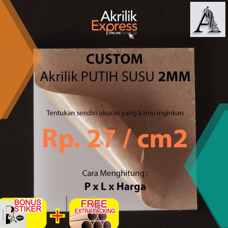 

Grosir Akrilik potongan / Akrilik lembaran / Akrilik potongan putih susu