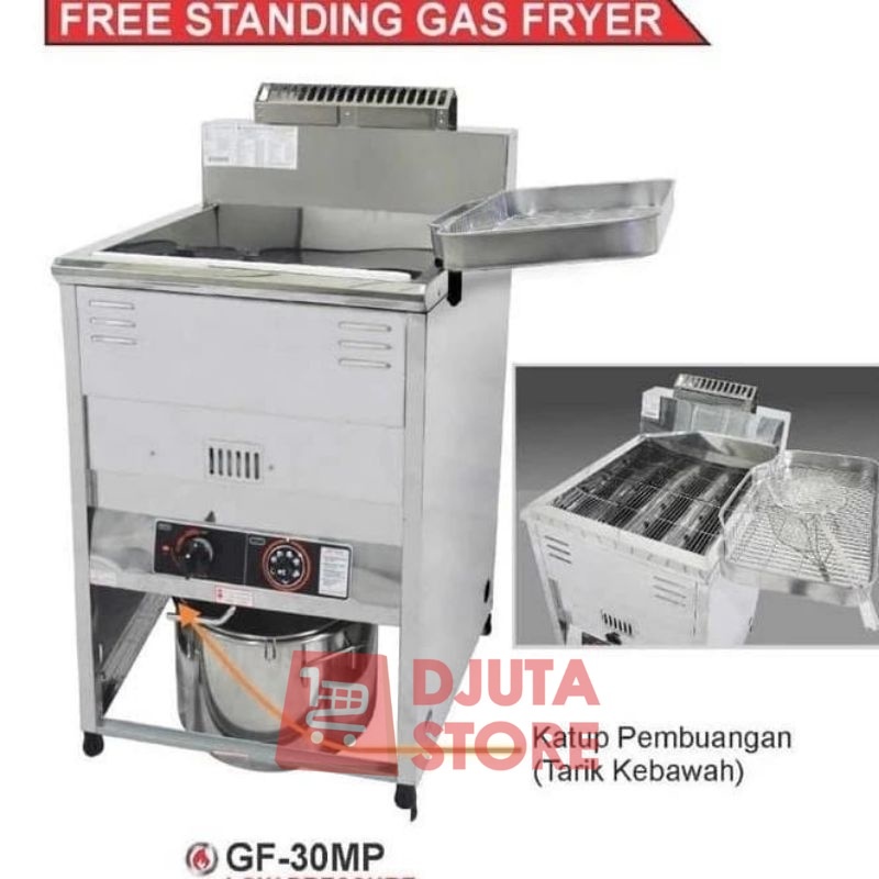 GETRA GF-30MP (Deep Fryer) Free Standing Gas Deep Fryer GETRA