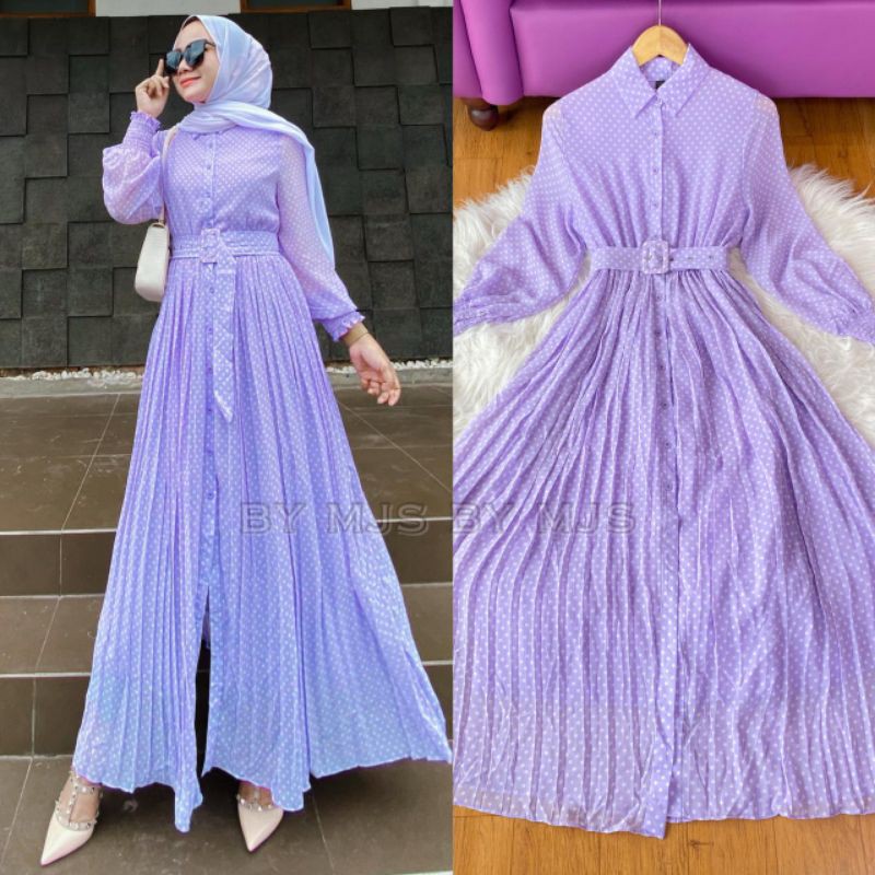 Dress Maudy Import Polkadot