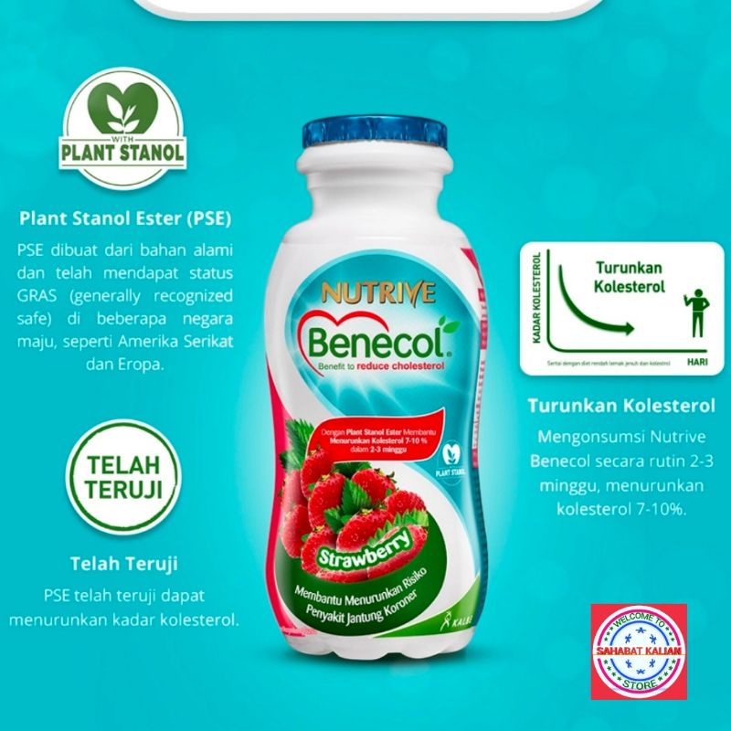 NUTRIVE BENECOL 100ML 1 KARTON ISI 36 BOTOL