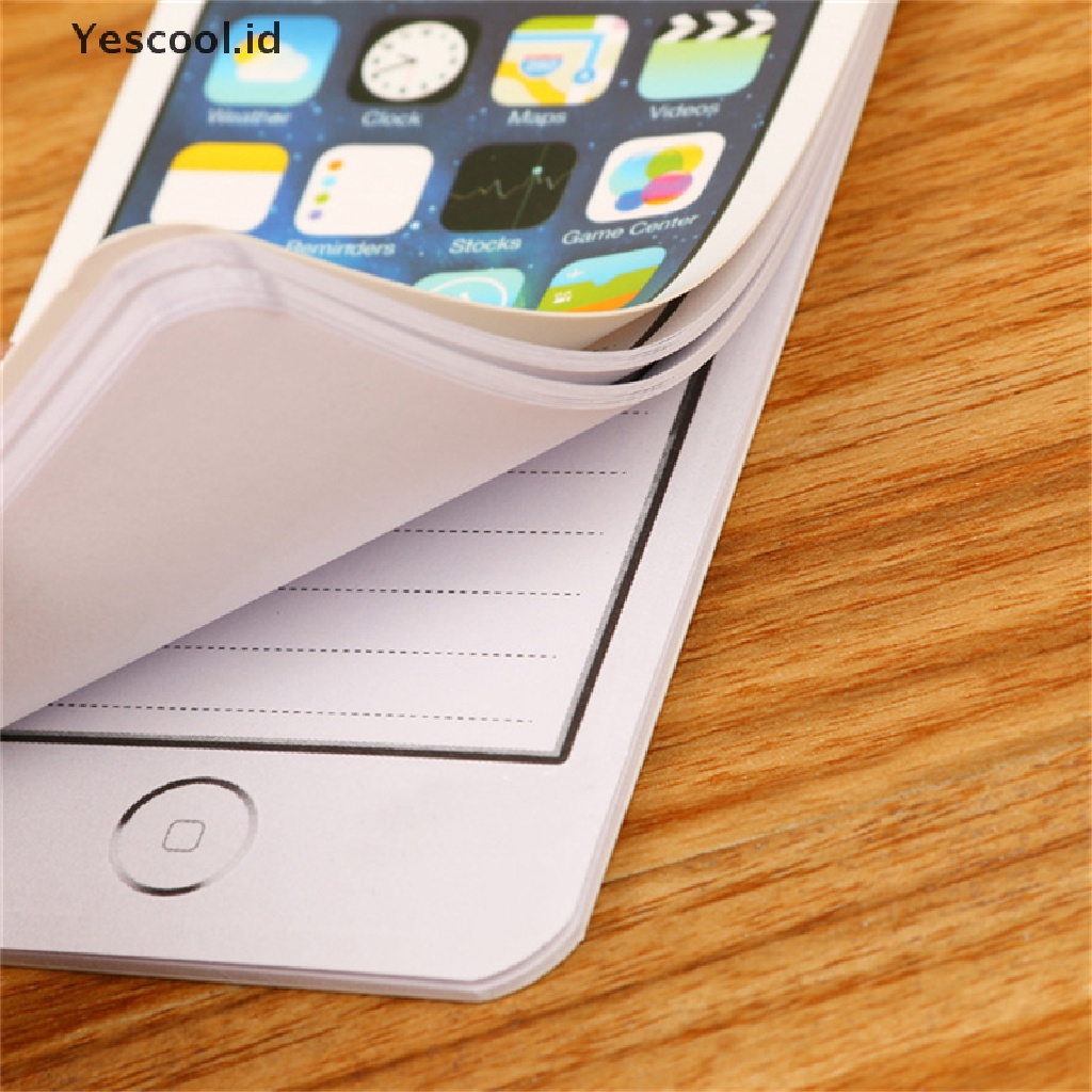 (Yescool) Sticky Note Bentuk Handphone Untuk Kantor