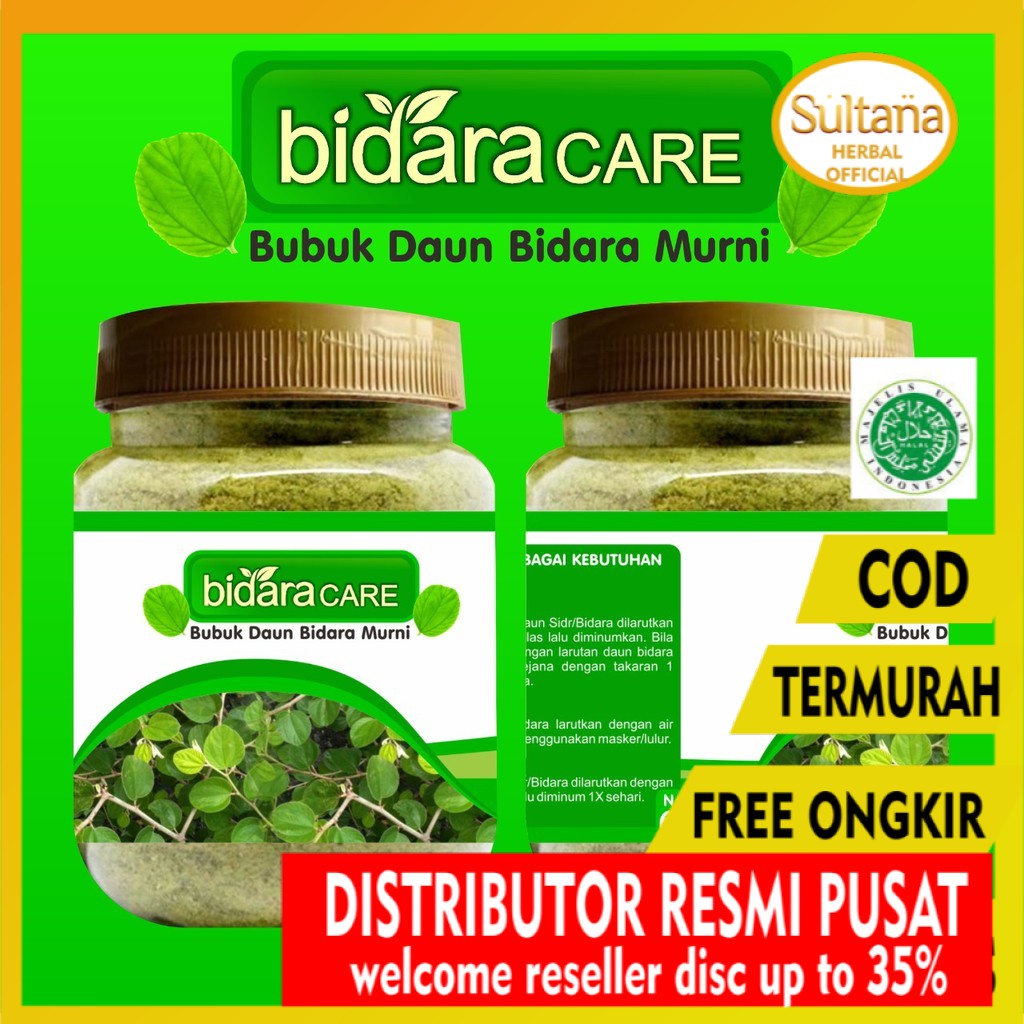 

[ORI RESMI] Bubuk/Serbuk Daun Bidara 60 gr AlMumtaz Ruqyah masker