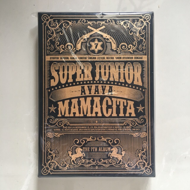 Super Junior Mamacita ver. A album + Kyuhyun photocard