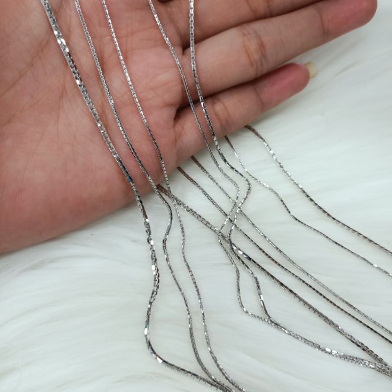 kalung polos italy Santa putih