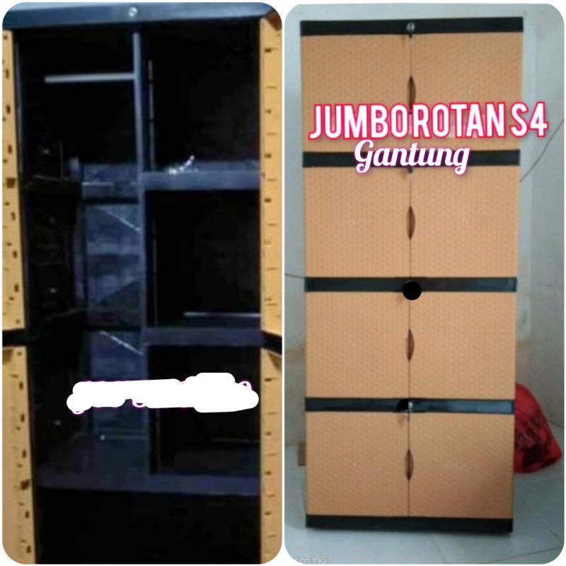 Lemari plastik Gantung Aquose jumbo 50*70*170cm