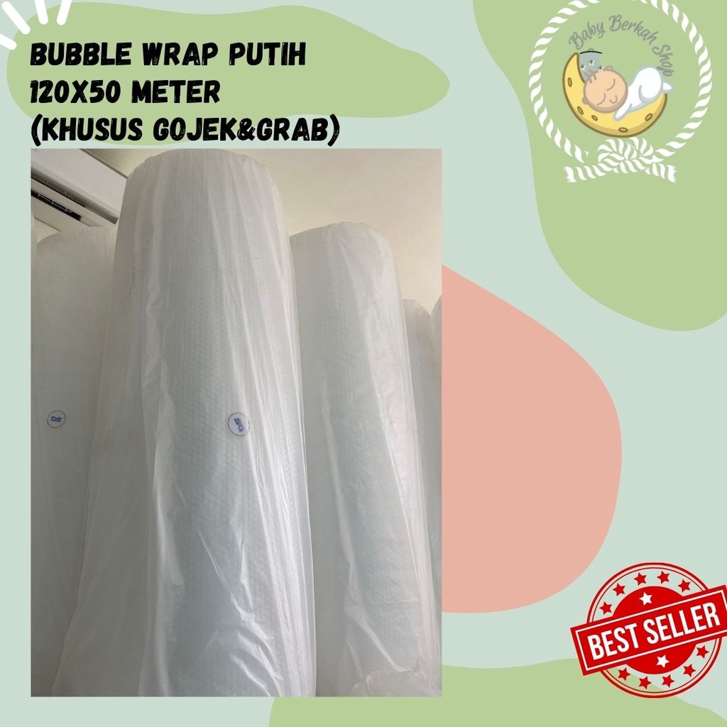 

BSS089 | Bubble wrap putih 120cmX50meter (khusus gojek/grab)