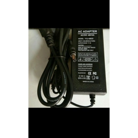 adaptor dc 48vol 3amper input ac 100-265vol