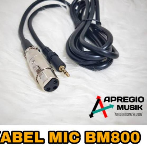 ➲ Kabel Mic BM800 BM8000 BM700 XLR to Jack 3.5 Aux Original ✭