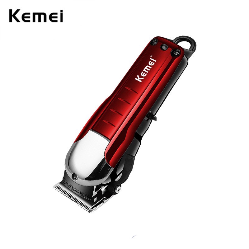 

Kemei profesional tanpa kabel pemangkas rambut listrik rambut clipper potongan rambut mesin cukur