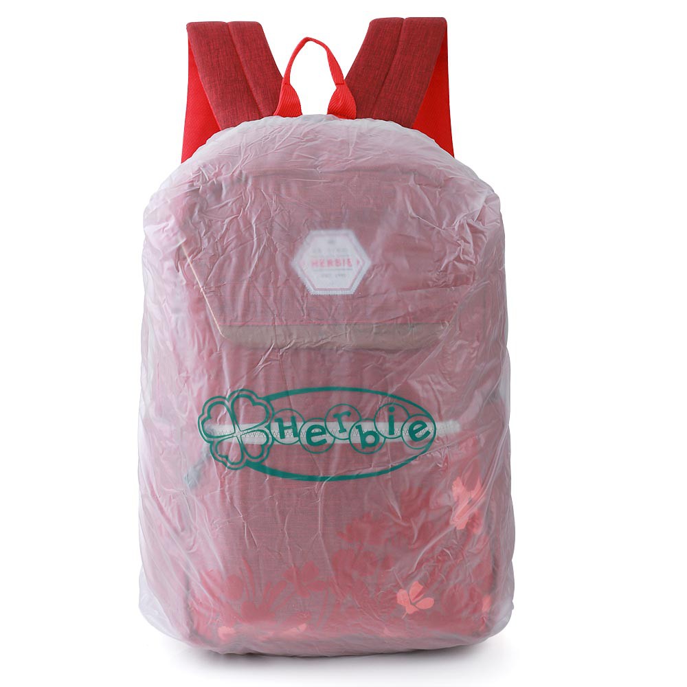 tas ransel wanita plus raincoat/tas backpack wanita/tas ransel anak ASN185