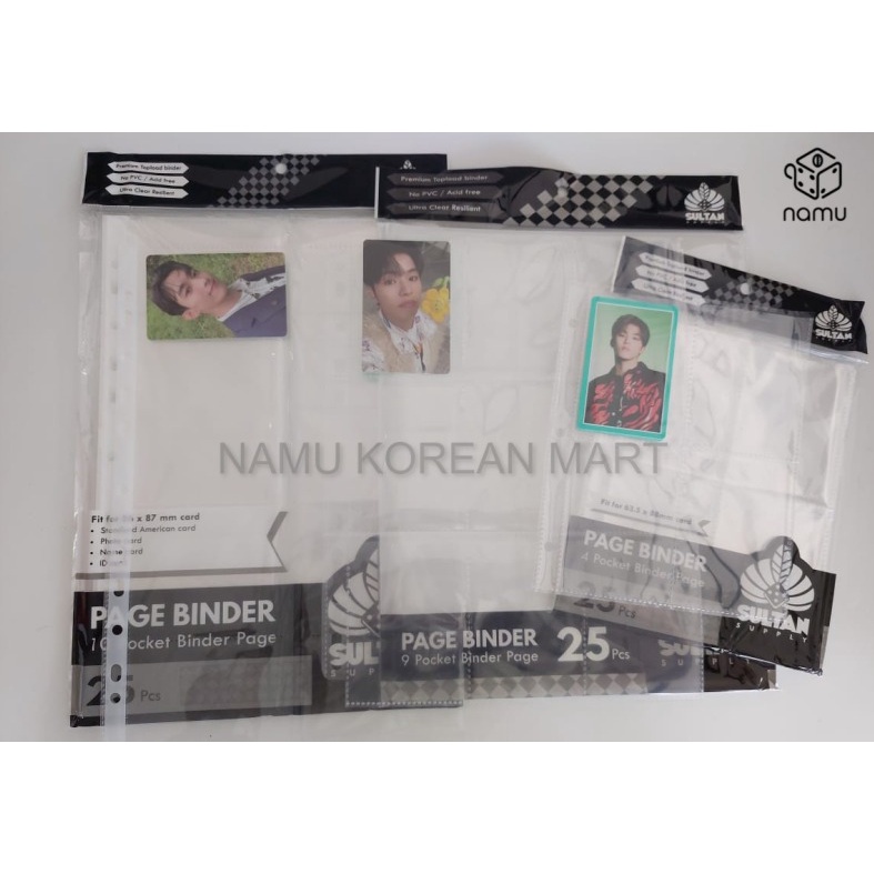 

Sultan Page Binder 4 Pocket A5 / A4 9 Pocket Binder Page / A4 10 Pocket Binder Page / PC KPOP / Sultan Sleeve Page Binder A5 / Page Binder A4