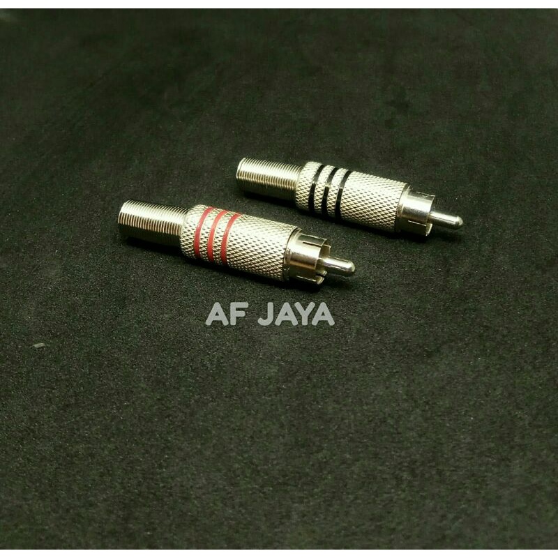 Jack Rca Silver-Plag Rca-jack rca