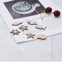 Wooden Embellishments - Marine life Shape Shape (25pcs)