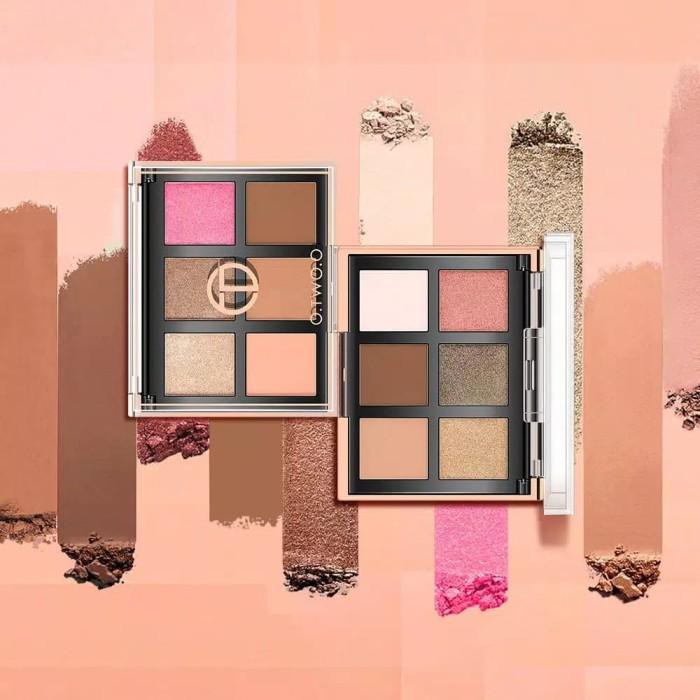 Unik O.TWO.O / OTWOO TRAVELER'S 2 in 1 GLITTER EYESHADOW & BLUSHER PALLETA - SATU Murah