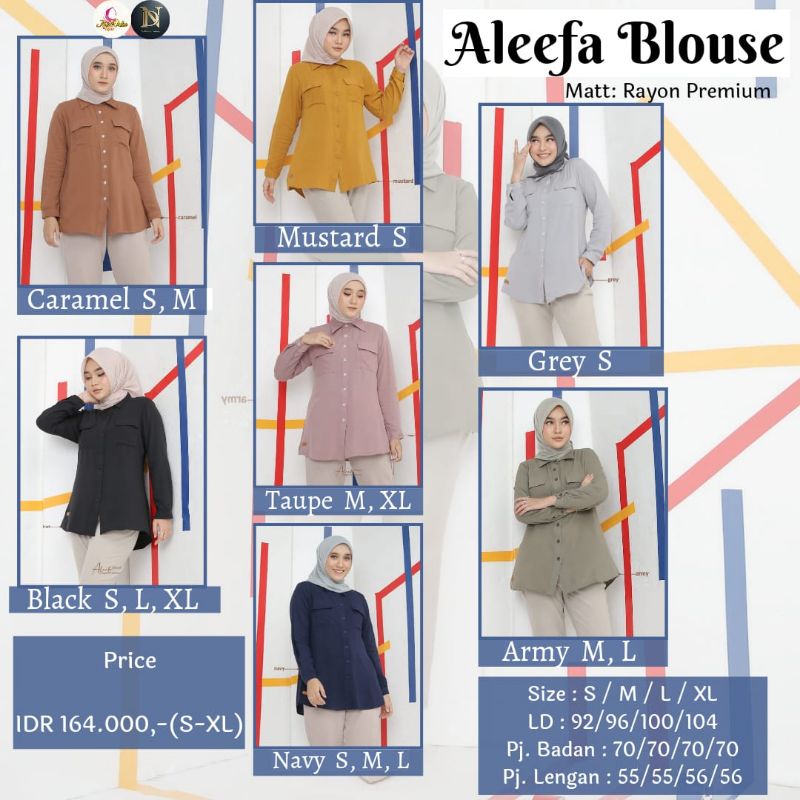 Aleefa Blouse - Nadheera Luxury