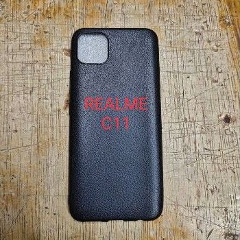 REALME C11 karet softcase silikon karet hitam mantap