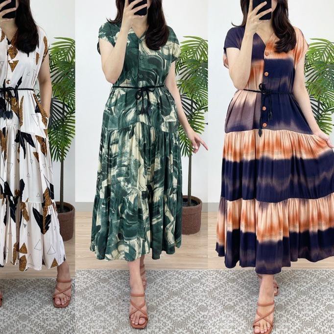 ☃ Amariel Malibu Home Dress - Daster Nyaman Adem ←