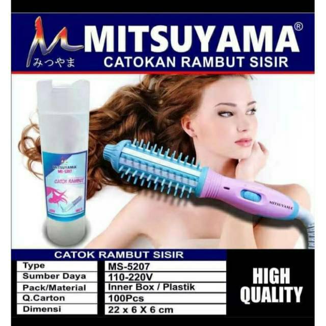 Catok Rambut Sisir Mini MS-5207 MITSUYAMA