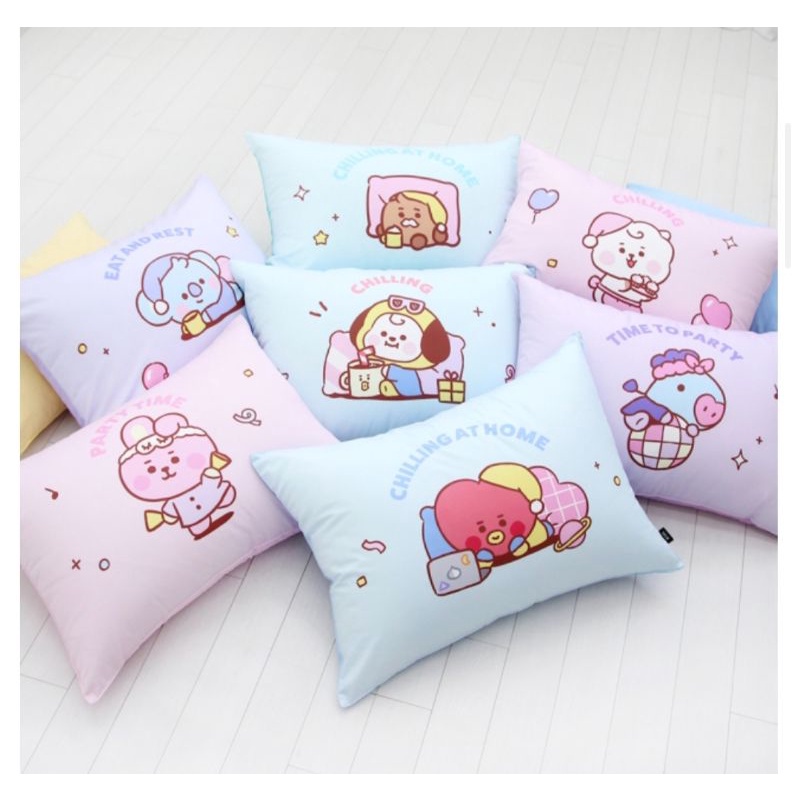 OFFICIAL BT21 PARTY BIG PILLOW BANTAL SARUNG BANTAL