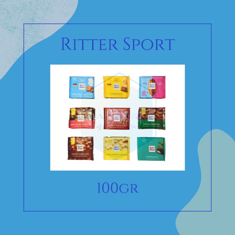 

Ritter Sport 100gr (Exp Cek Deskripsi)