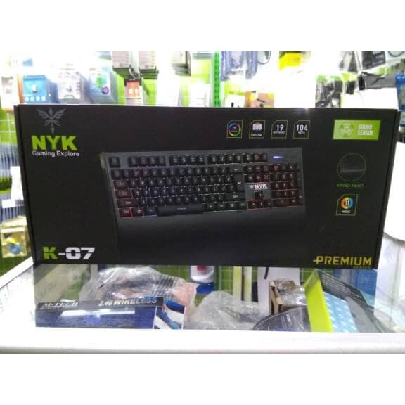 Keyboard GAMING NYK K07 series RGB sound sensor