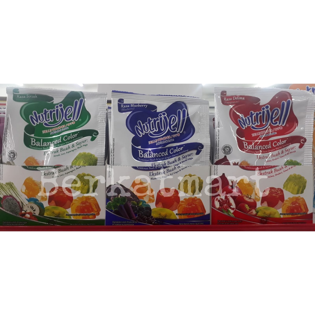 Nutrijell Balanced Color Nutrijel Jelly Powder Bubuk Jelly 15 gram