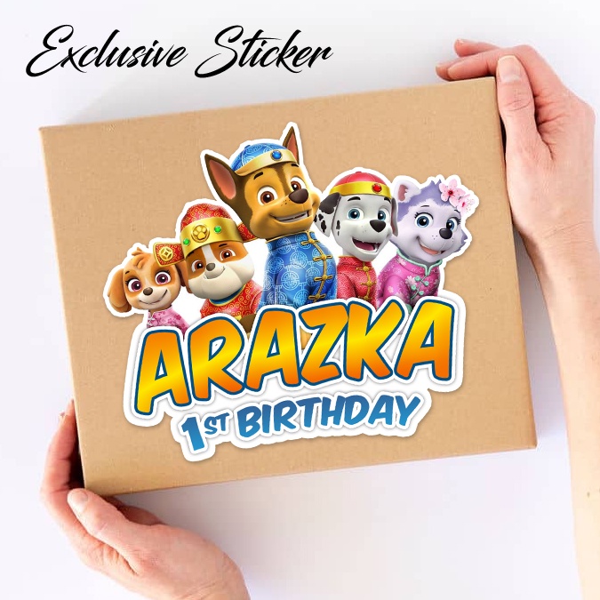 

50 STIKER / STICKER PAW PATROL 2-4 UTK BAG / BENTO / SOUVENIR ULTAH ULANG TAHUN