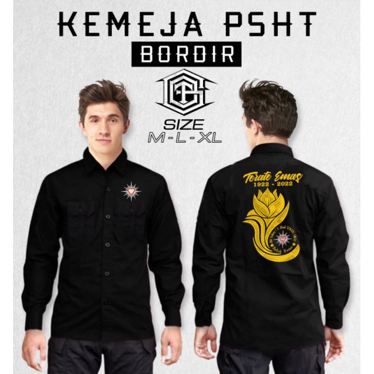 KEMEJA PSHT KEMEJA TERATE KEMEJA TERATE EMAS KEMEJA NAGATA PSHT KEMEJA PRIA KEREN TERBARU 2022