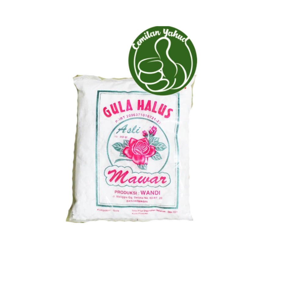 

Gula Halus cap Mawar 200gr